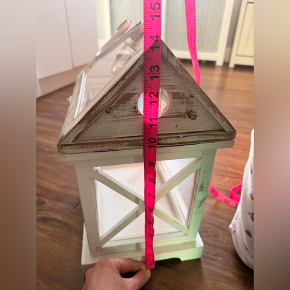 Vintage Distressed Wood and Glass Terrarium - Picture 5 of 15